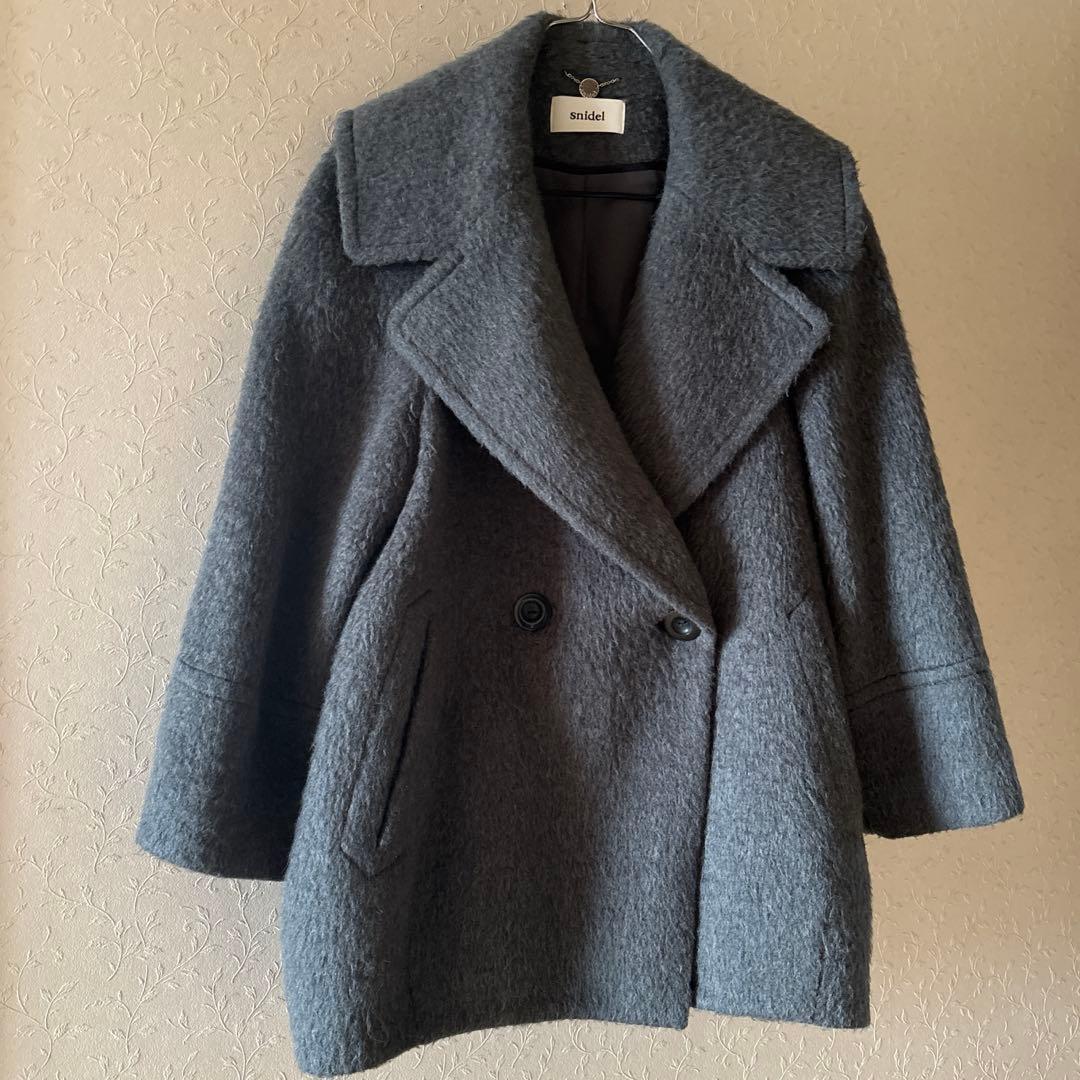 きっき◆SNIDEL◆定価26400円 アルパカ混 コクーンシャギーコート