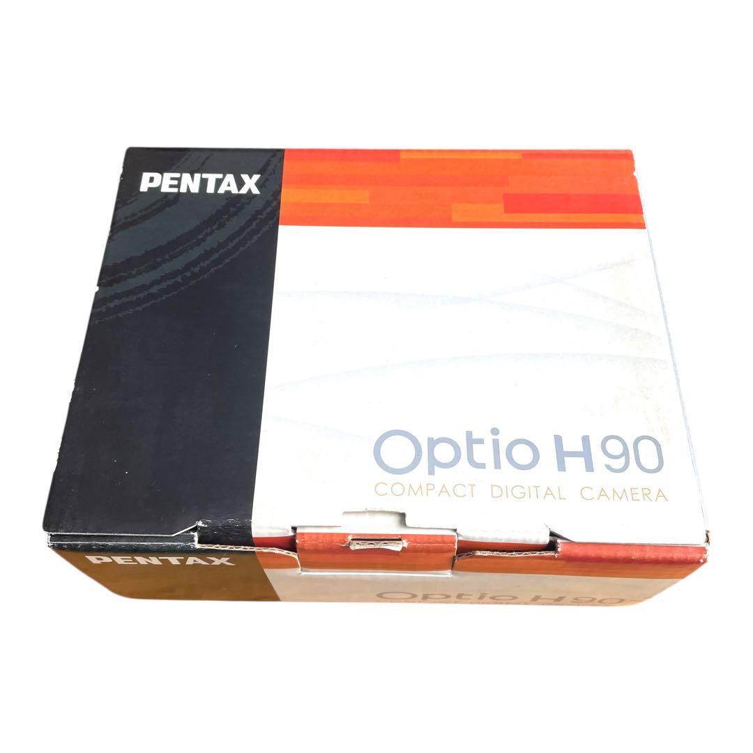 【訳アリ大特価】PENTAX Optio H90 オレンジ×シルバー コンデジ