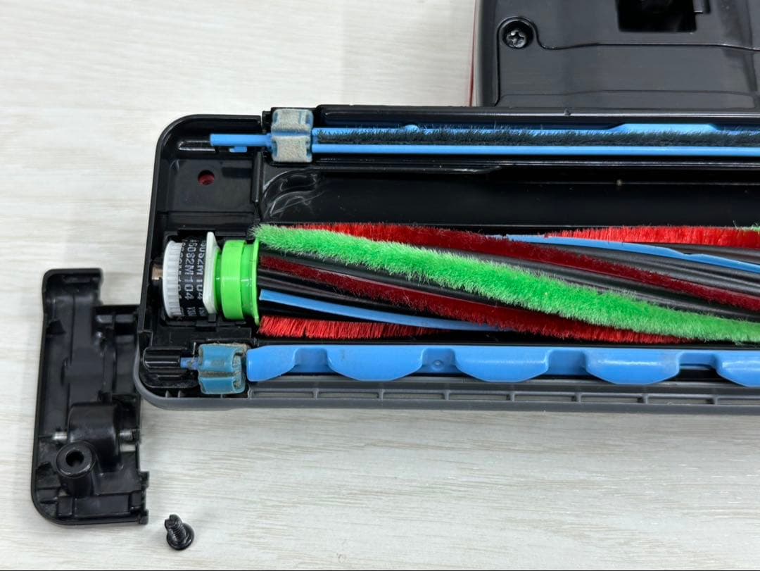 赤　日立　掃除機　中古　綺麗　 動作保証 D-DP15 パワーヘッド　回転ブラシ