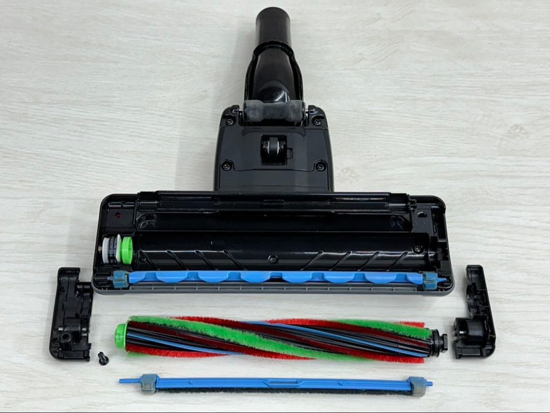 赤　日立　掃除機　中古　綺麗　 動作保証 D-DP15 パワーヘッド　回転ブラシ