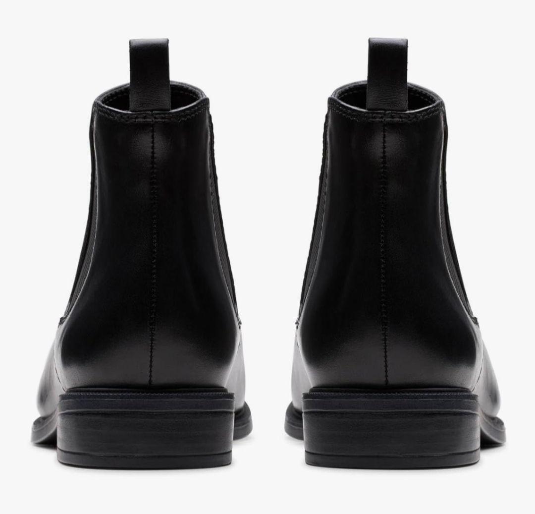 Clarks レディース　 テイラーシャイン　サイドゴア　 ブラック/ブラック