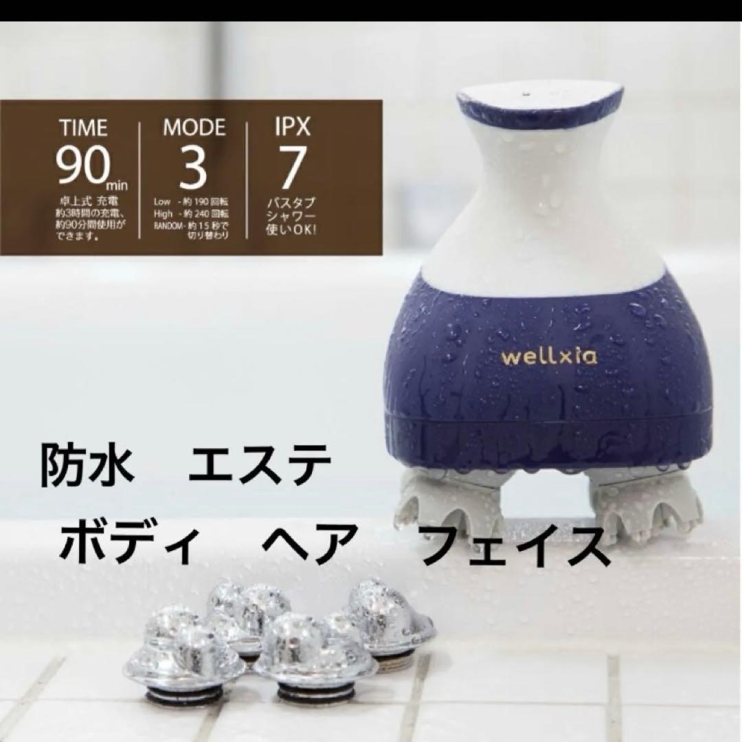 【美品】wellxio 美顔器 防水 3モード IPX7