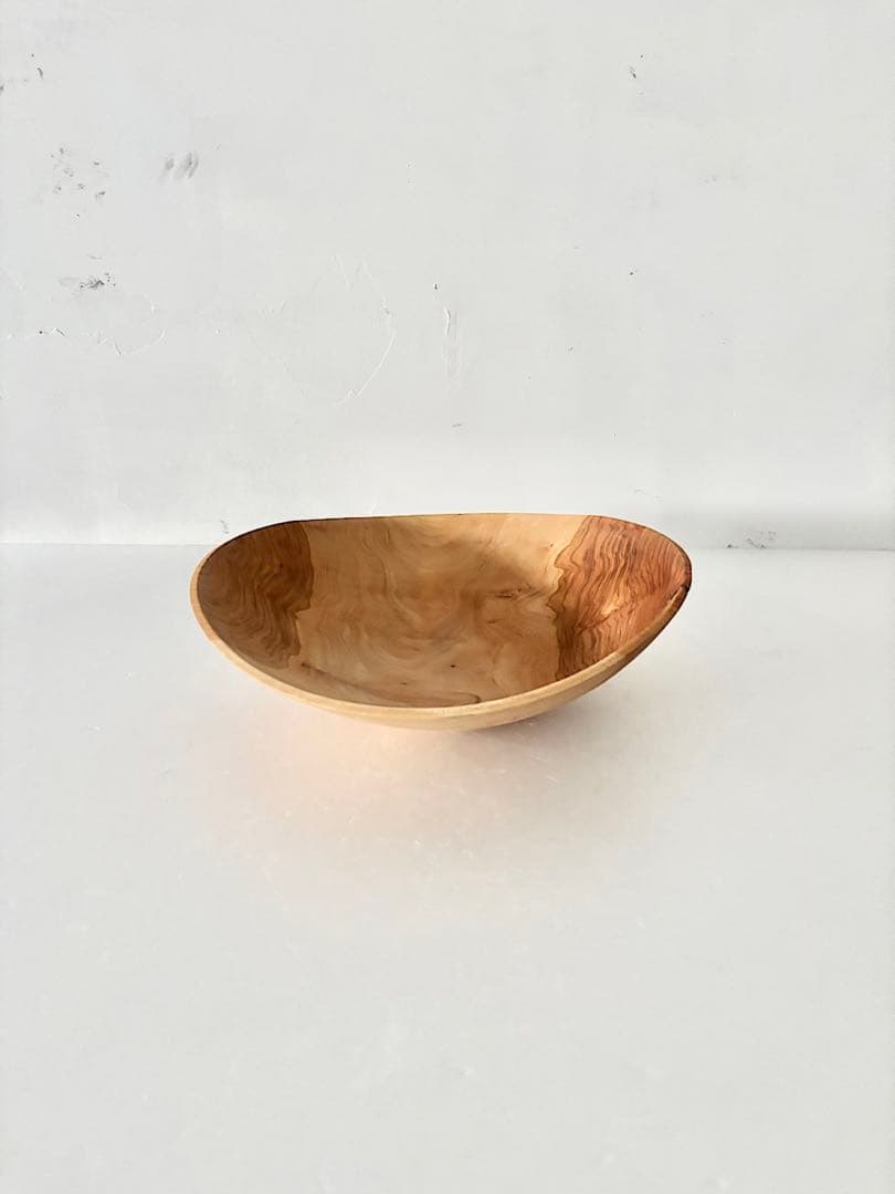 【美品】須田二郎　木のボウル　33cm