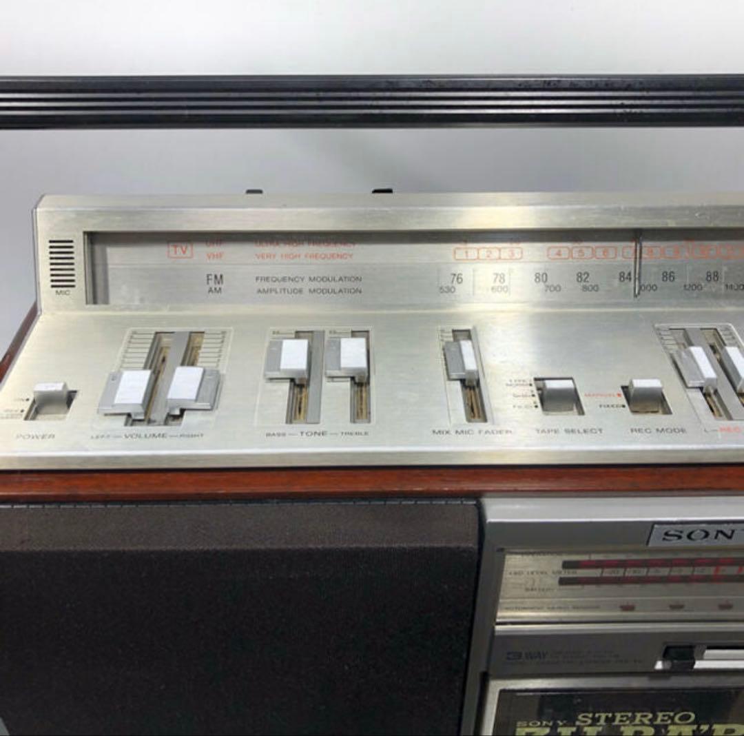美品! 動作品! SONY ラジカセ　CFS-V8 ソニー 昭和レトロ