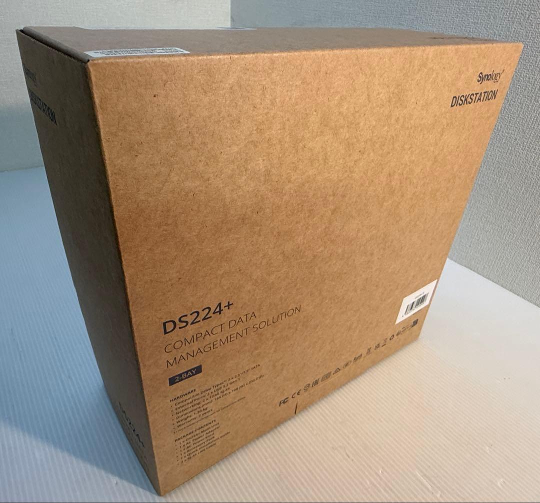 Synology NASキット 2ベイ DS224+/G ガイドブック付