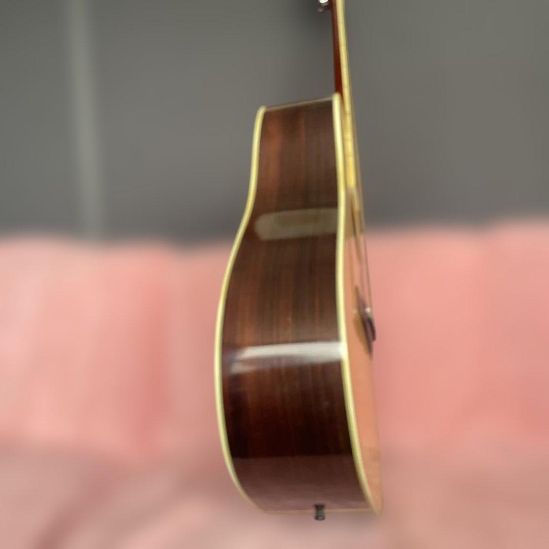 美品　螺鈿アコースティックギター モリスW-30 ハードケース付き