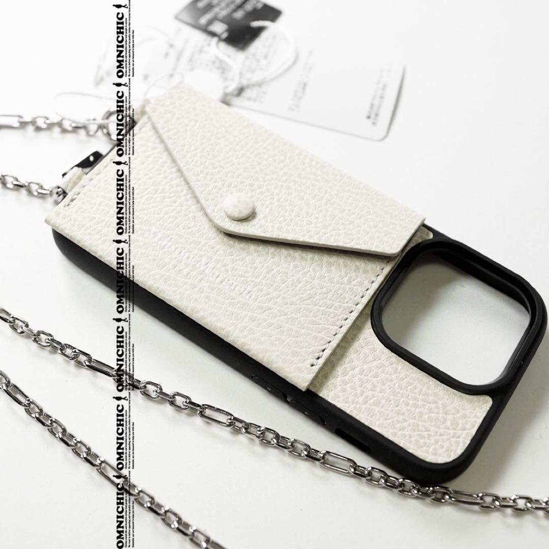 国内正規10万メゾンマルジェラ レザーアイフォンケースiPhone14 Pro