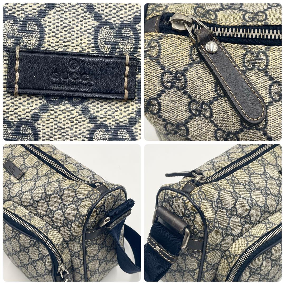 GUCCI グッチ GGスプリーム ショルダーバッグ クロスボディ PVC