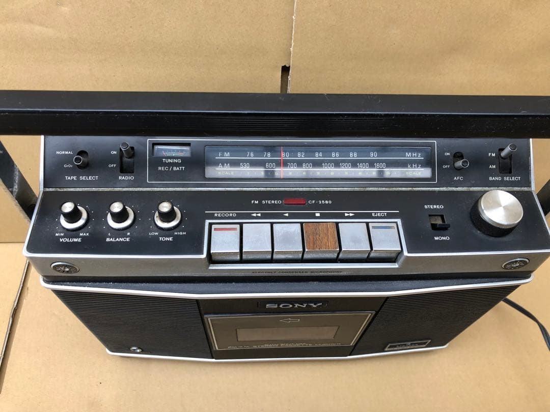 SONY レトロラジカセ　動作品