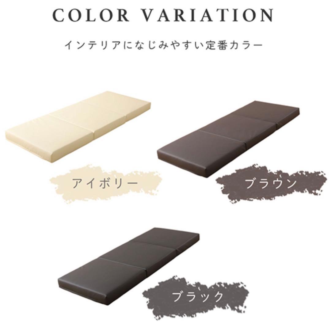 B 新品 フロアマット 150cm ブラウン 茶色 クッションマット 座布団