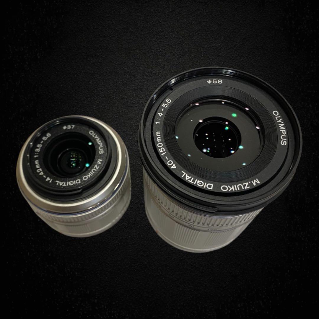 美品✨OLYMPUS PEN E-PL2 ダブルレンズキット ホワイトカラー