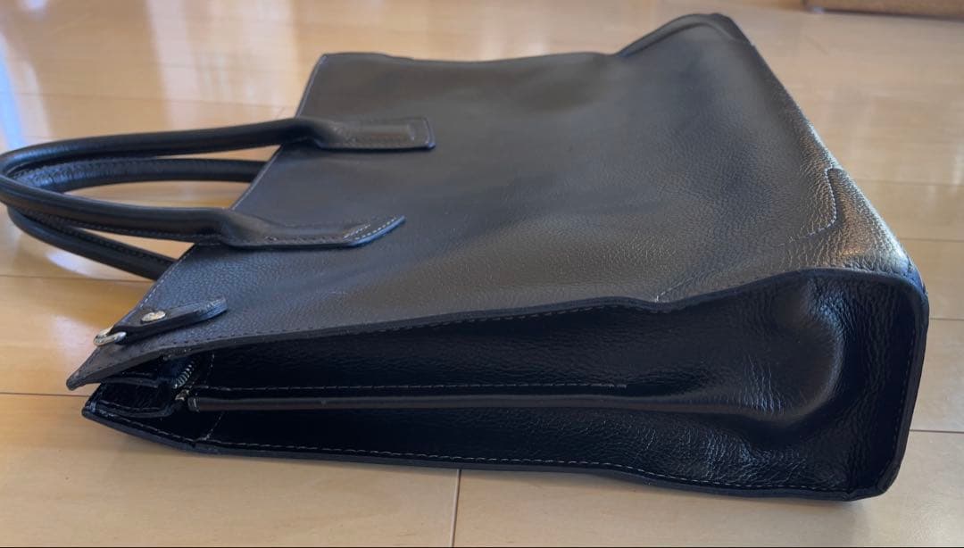 【極美品】SOMES（ソメス）ビジネスバッグ 黒　本革　シンプルトート