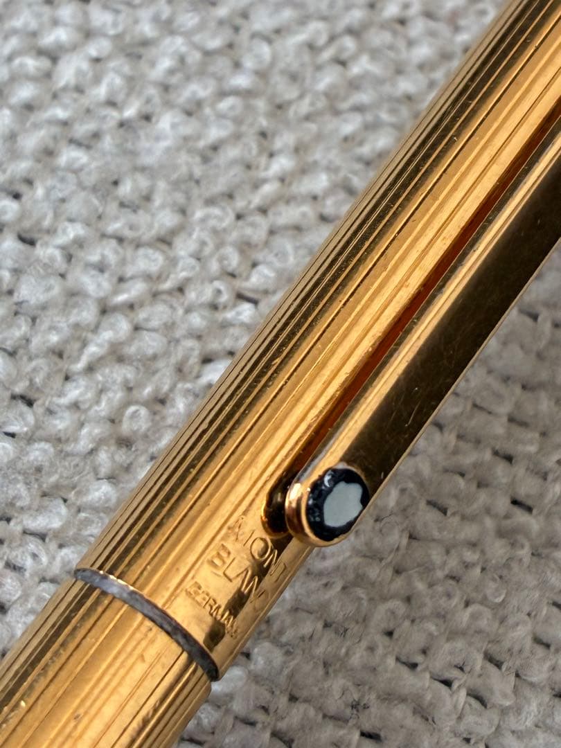 エ*和様 ◾️MONT BLANC モンブラン◾️ゴールド ボールペン・万年筆