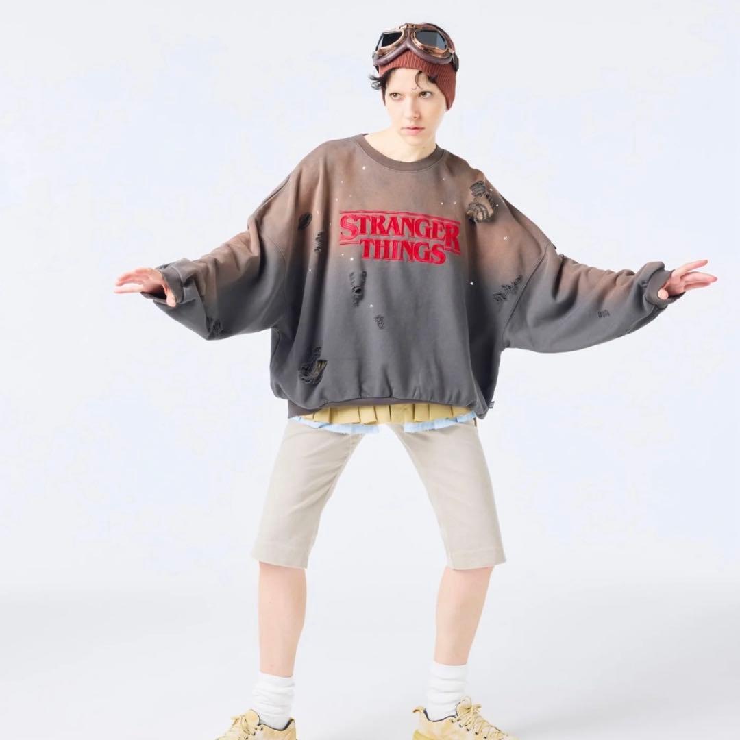 ストレンジャー・シングス オーバーサイズスウェット⭐︎いまだけお値下げ中⭐︎