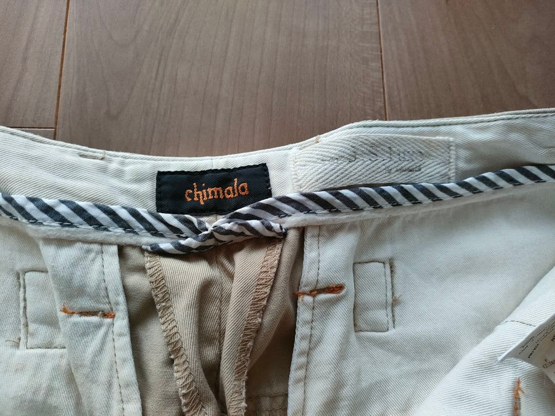 チマラ ✕ ジャーナルスタンダード　綺麗チノパン 　程よいダメージ加工