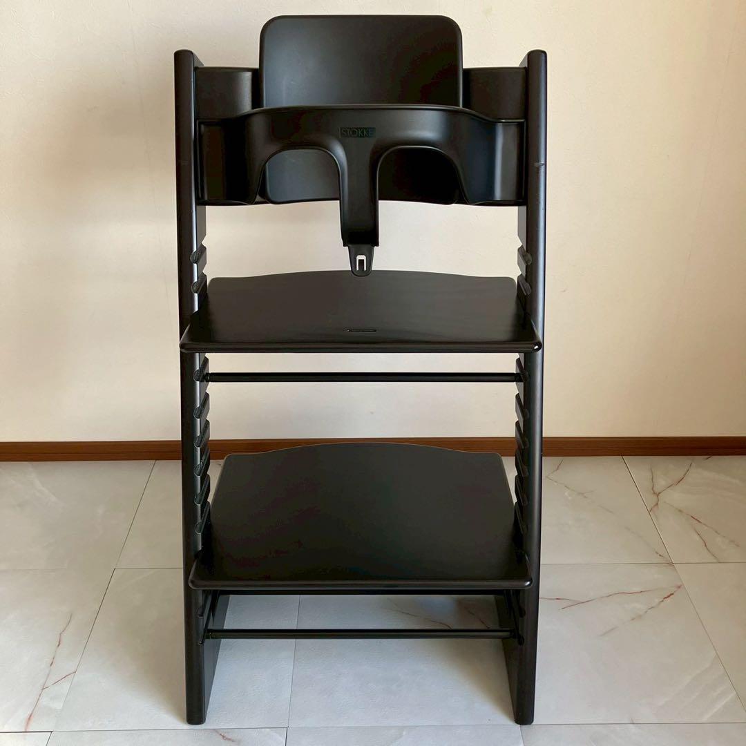 Stokke シリアル6 ストッケ トリップトラップ ブラック 黒 ベビーセット