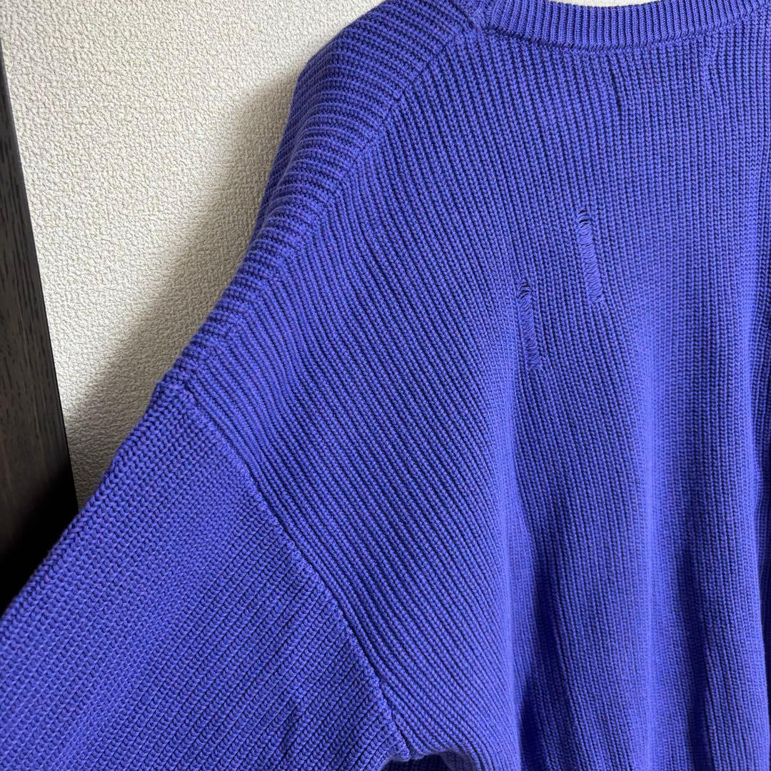 MB STANDARD ローゲージダメージニット　Lサイズ