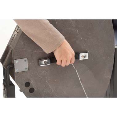 【メーカー直送】東谷 GDT-11MBフォールディングラウンドテーブル ブラウン