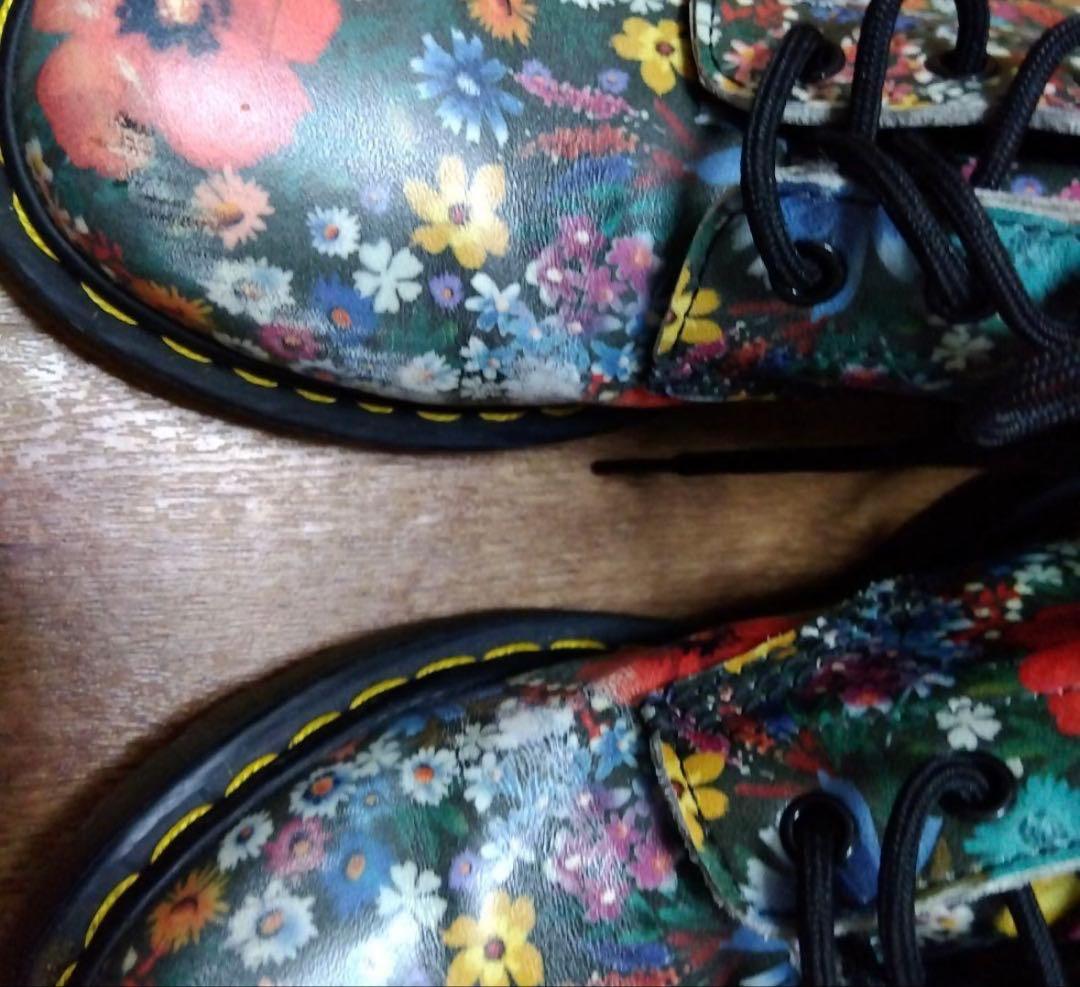 元旦sale! ドクターマーチン★レア　花柄ブーツ