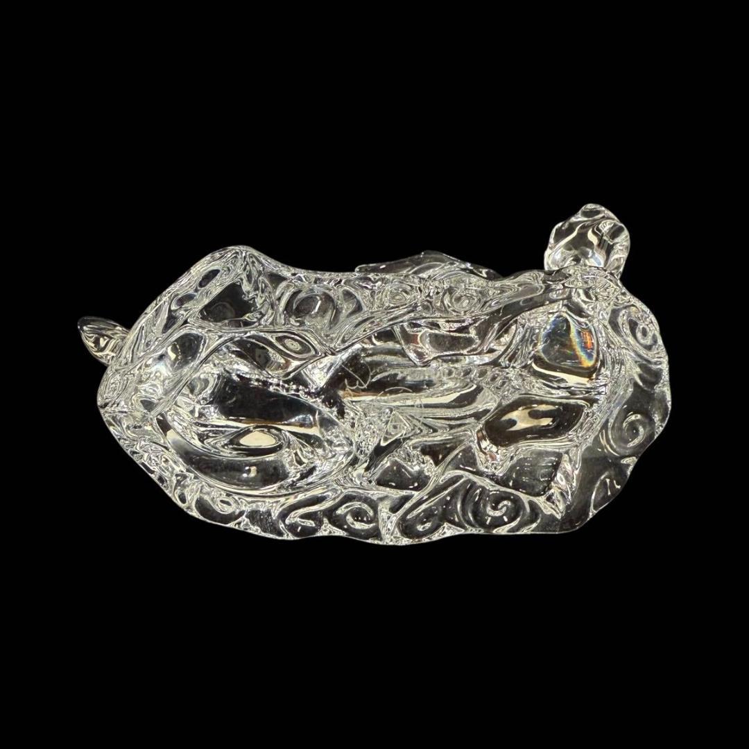 【未使用】Baccarat 干支 辰 クリスタルガラス フィギュリン 置物元箱付