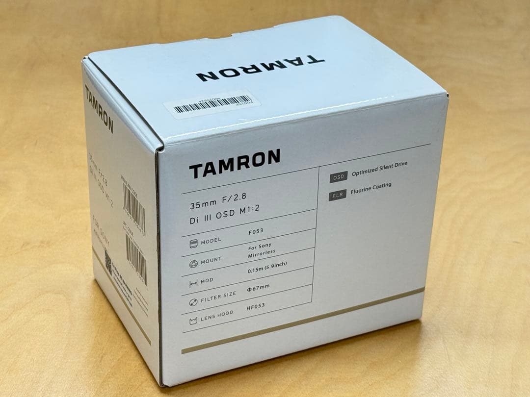 TAMRON F053 35mm F/2.8 Di III OSD ソニーE用