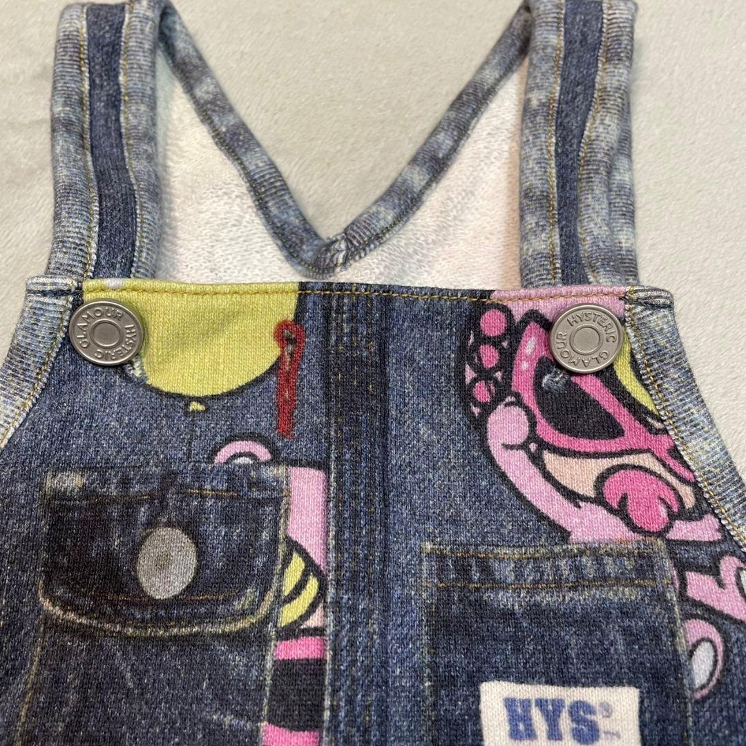 断*※様 【美品】ヒステリックミニ ライクア サロペット80〜90cm テディ