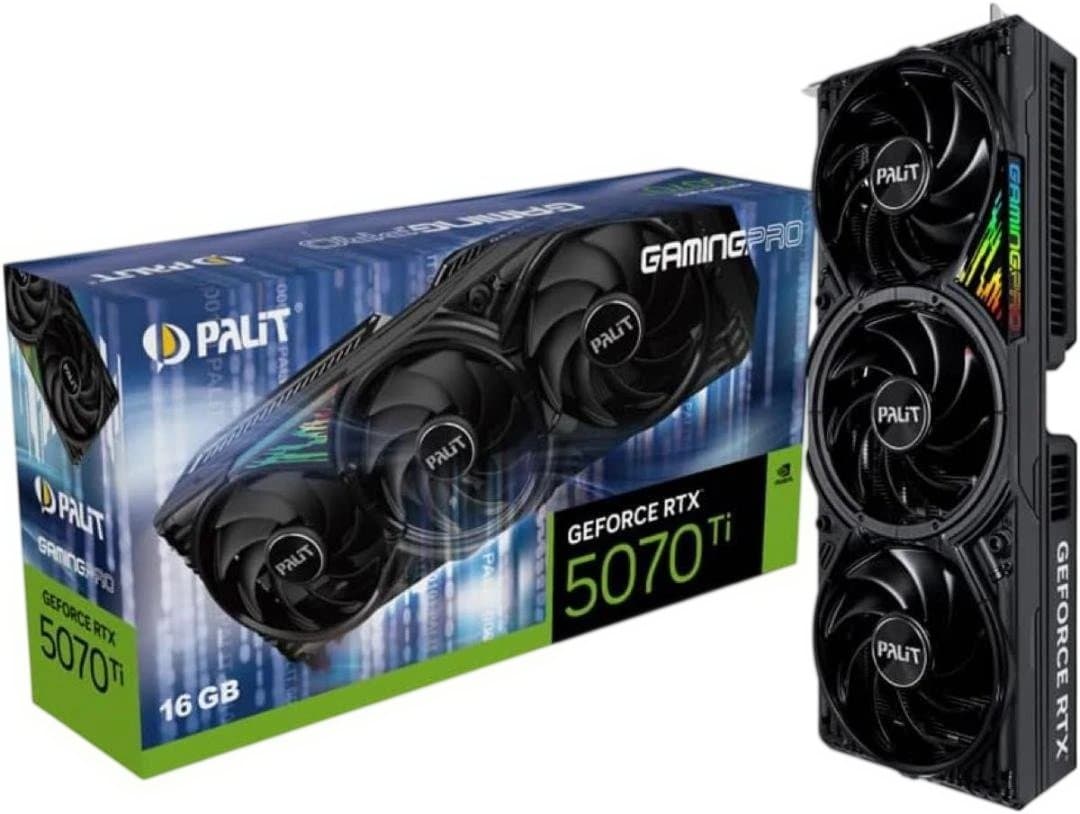 （新品未使用 領収書つき）Palit GeForce RTX 5070 Ti