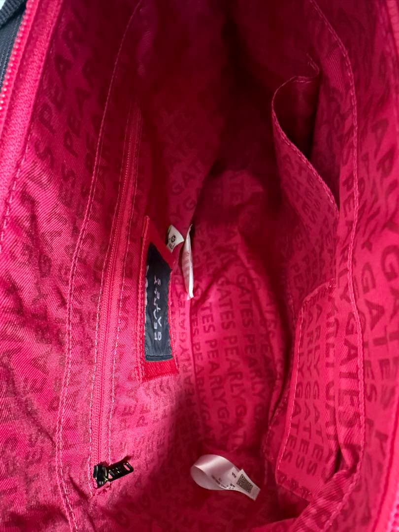 PEARLY GATES パーリーゲイツ　カートバッグ　ピンク色　新品未使用