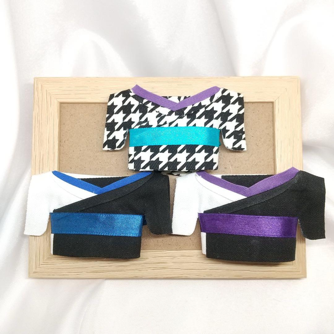 A233【USER_雪の風様】にじパペサイズ ぬい服 オーダー サロペットセット