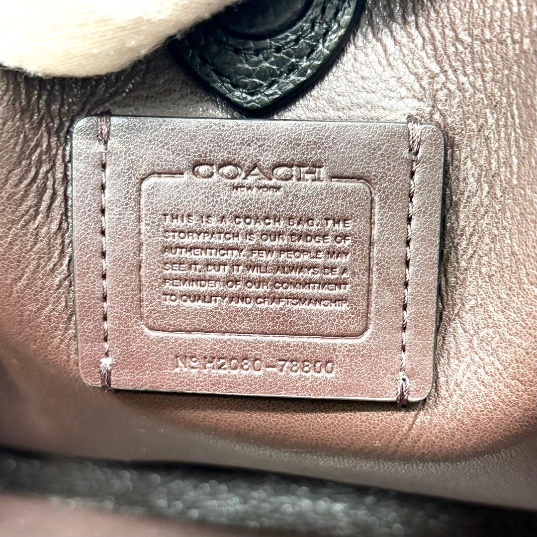 極美品✨コーチ ハドリー ホーボー 21 2way ショルダーバッグ ブラック