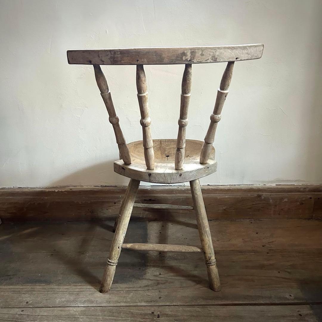 フランスアンティーク ボウバックチェア カフェチェア 1800年代