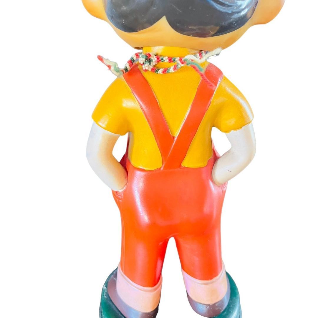 希少！！　不二家　当時物　首振りペコちゃん　ブリキ台