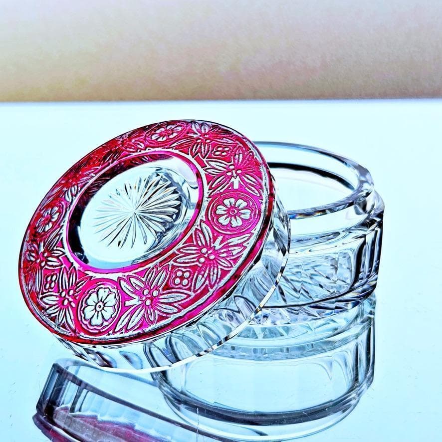 花のオールドバカラ エンパイアのコフレ フーシャピンク 1916年