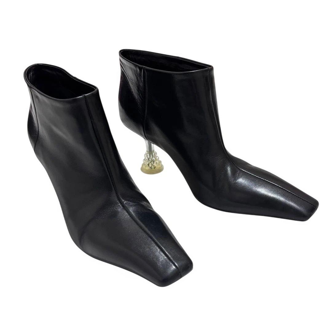希少◎CELINE フィービー期 シャンデリアヒール ブーティー 35 ブラック