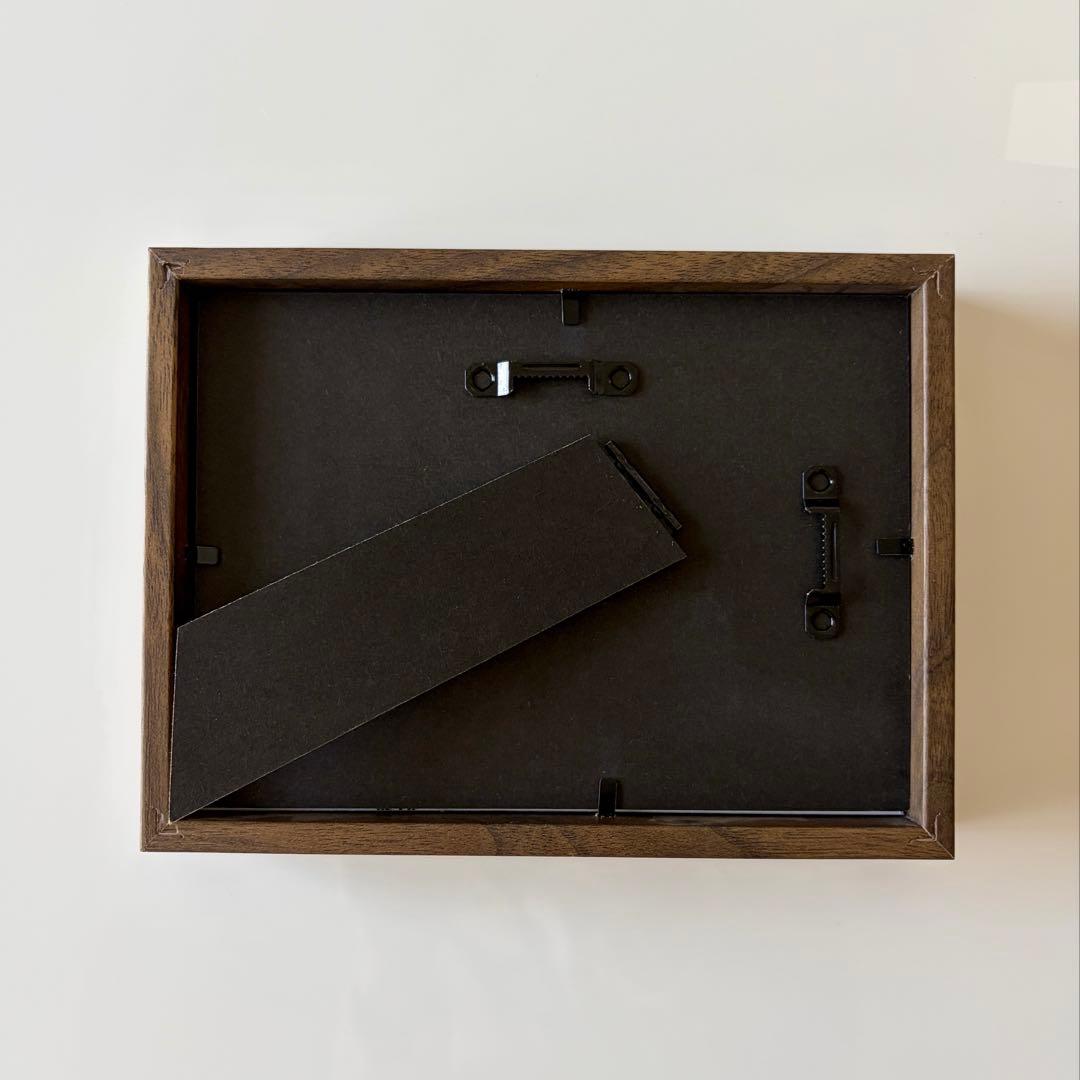 サンタとトナカイ　シーグラスアート／天然石／フレーム／クリスマス／サンタ