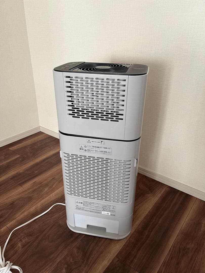 サーキュレーター衣類乾燥除湿機 グレー（アイリスオーヤマ IJDC-N50-H）