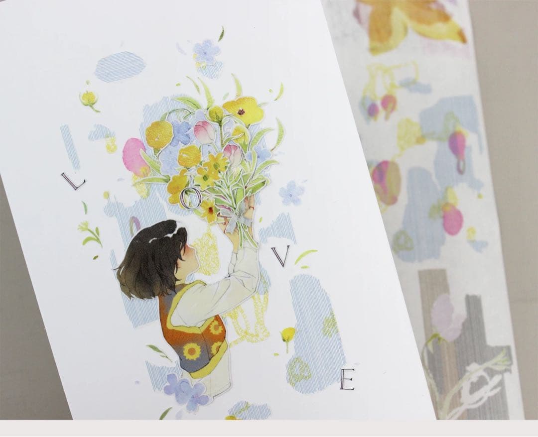 moodtape《虚影定格》海外マスキングテープ　マステ 【2348】