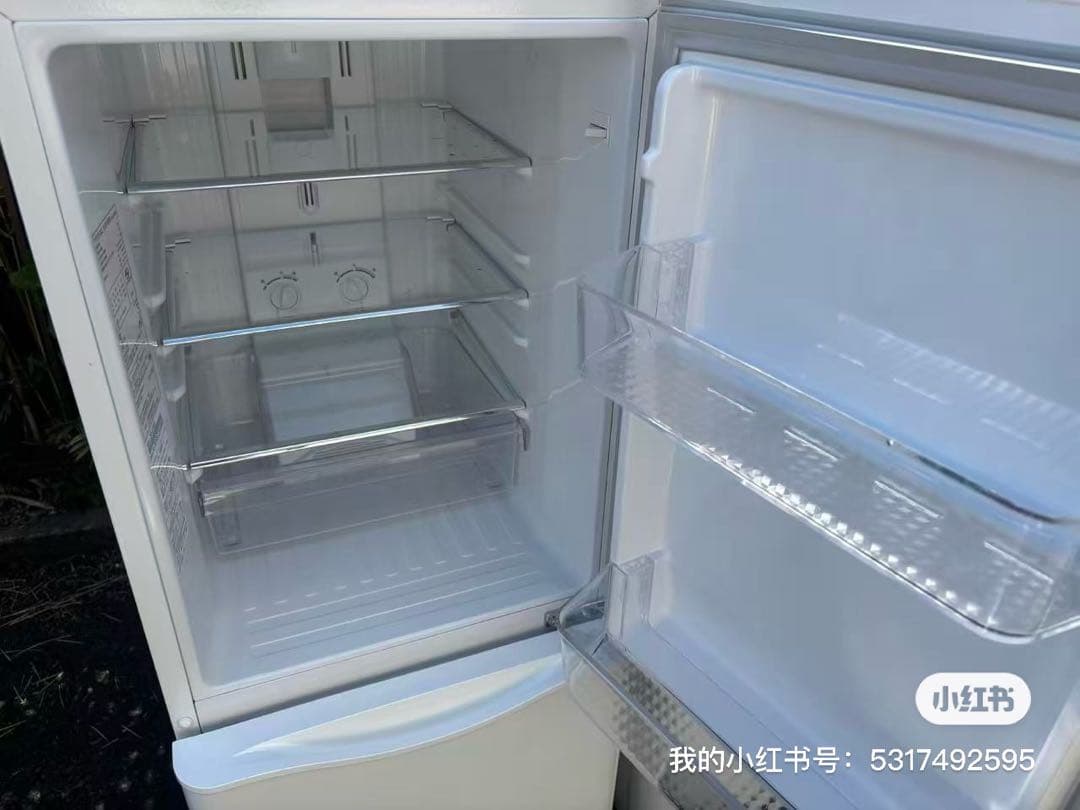 冷蔵庫 ガラス棚付き