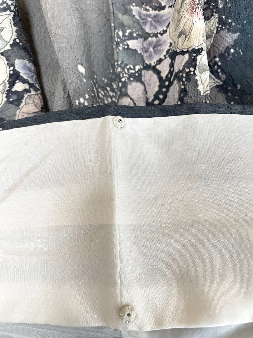 【裄長トールサイズ】幻想的な 辻が花 訪問着◇正絹 染め分け