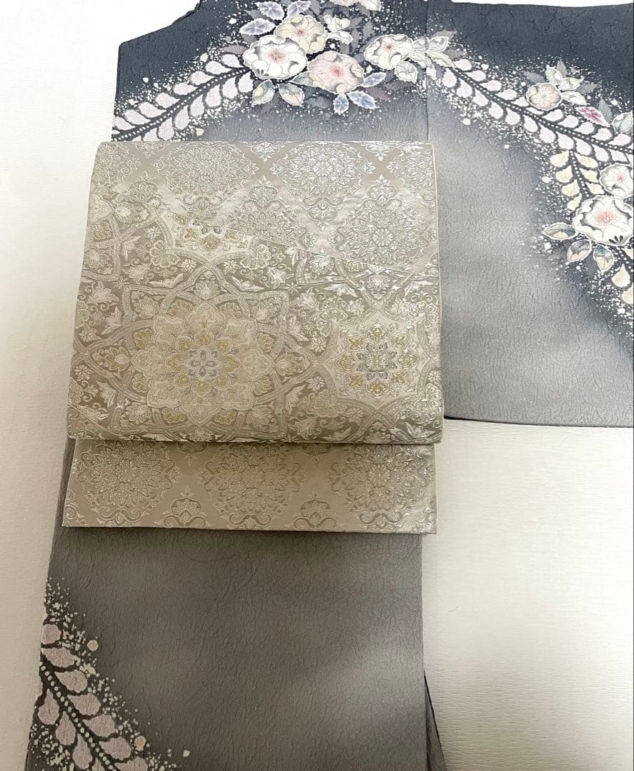 【裄長トールサイズ】幻想的な 辻が花 訪問着◇正絹 染め分け