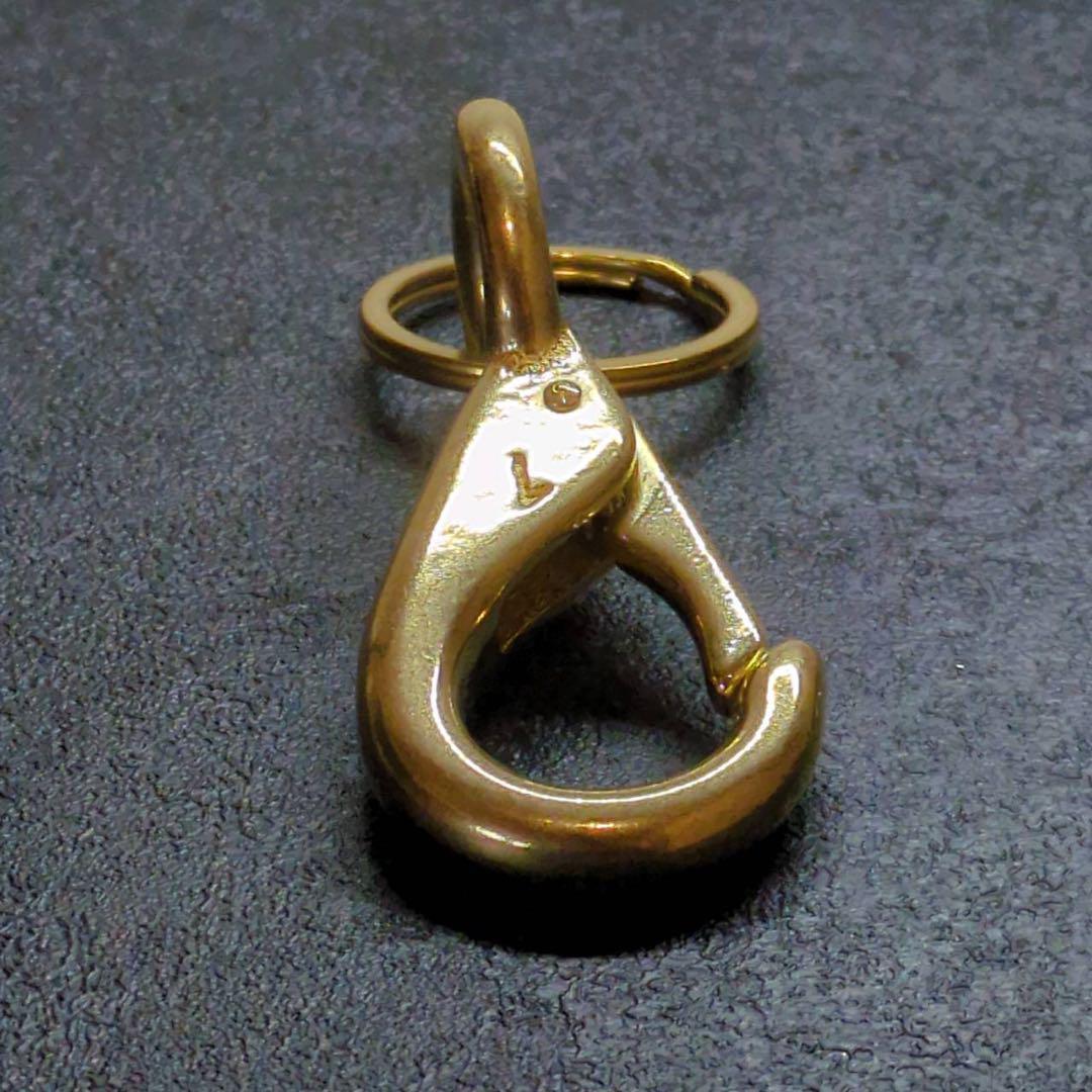 tettetetsuo真鍮　スナップフックA-BIG　キーリング　✖️12