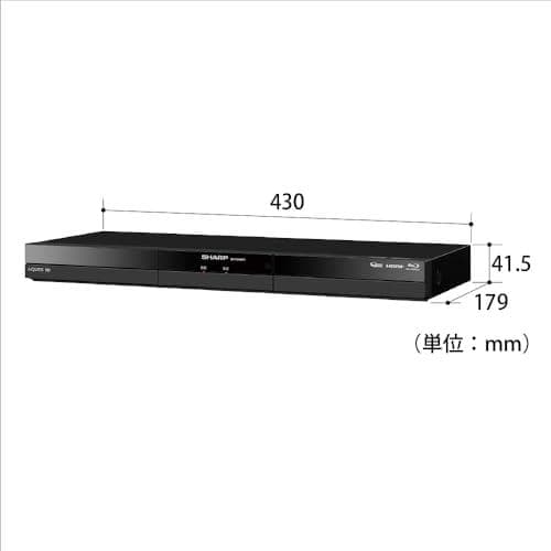 シャープ ブルーレイディスクレコーダー 2B-C10GW1 AQUOS ブルー*