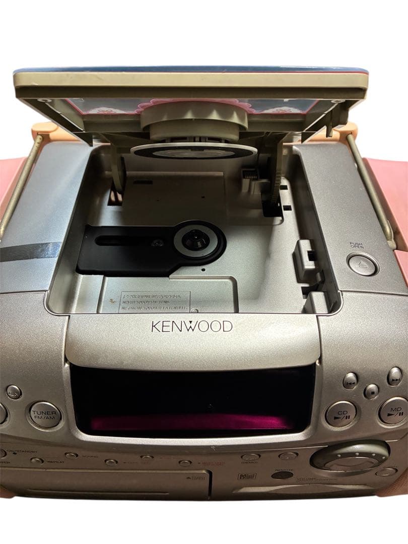 ジャンク KENWOOD ハローキティ CD MD テーププレイヤー