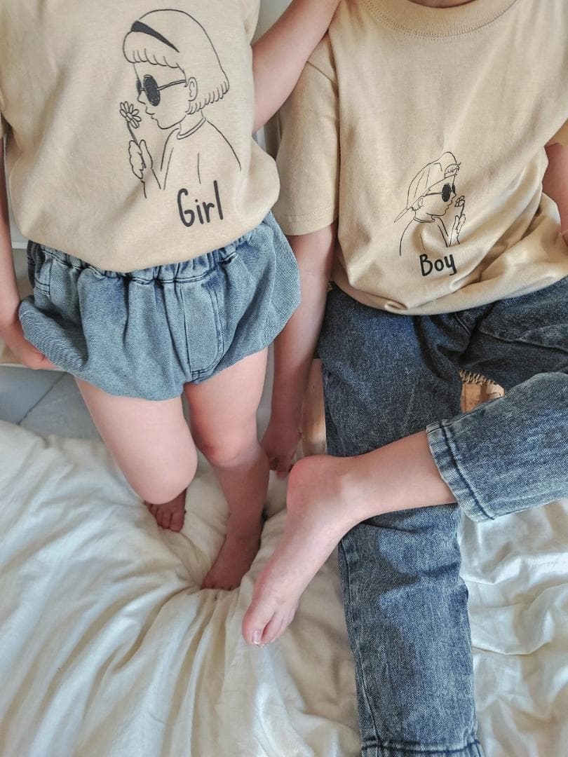 ちぃさま専用親子コーデ　親子お揃い　名前入り　名入れ tシャツ　内祝い　誕生日