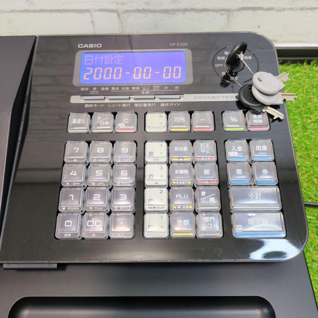 CASIO レジスター　SR-S200 店舗用品　動作確認済