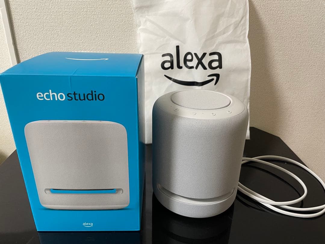 Amazon echo studio グレー 箱付き
