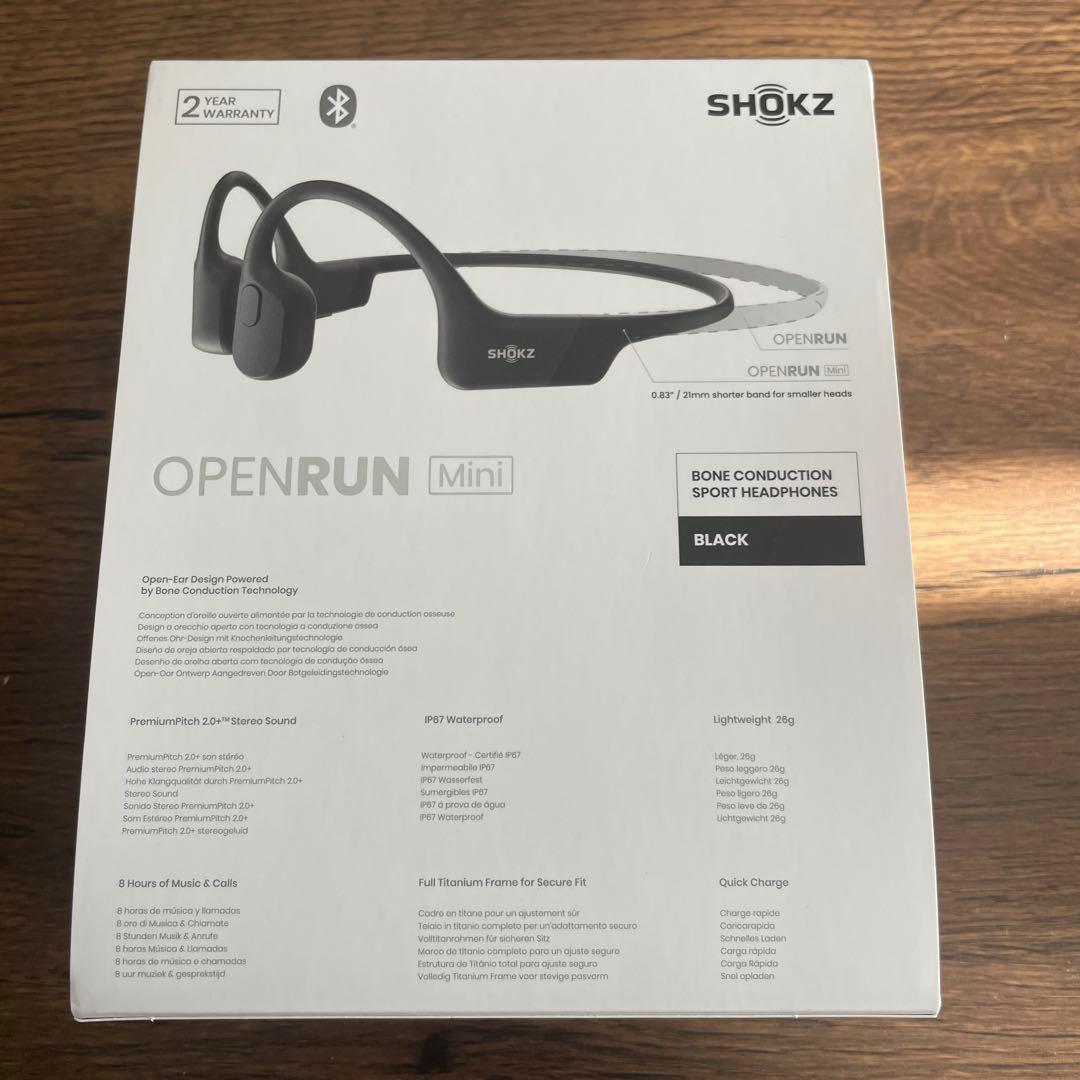 イヤホン OpenRun MINI Black S803