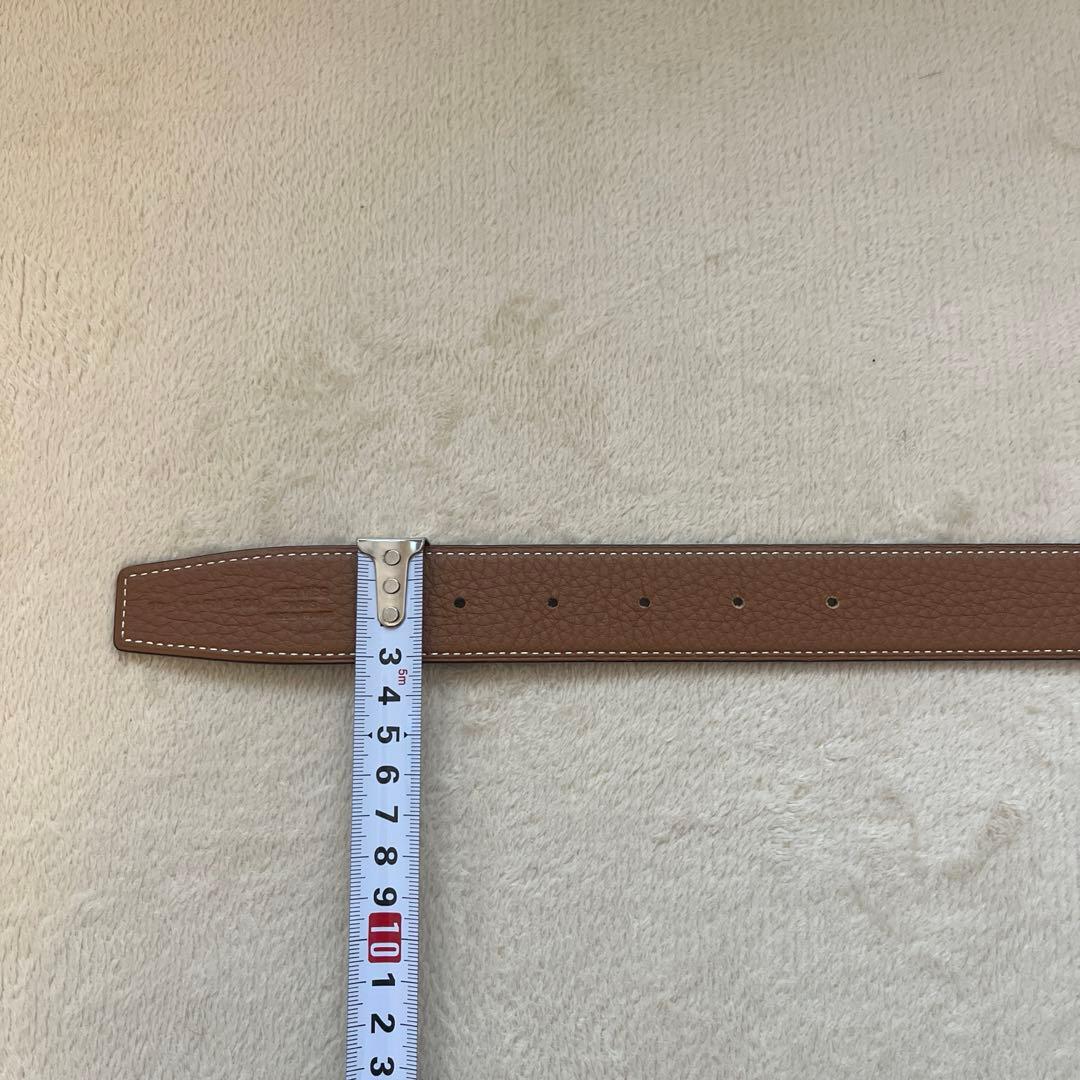 正規品 エルメス B刻印 Hバックル リバーシブル ベルト コンスタンスベルト