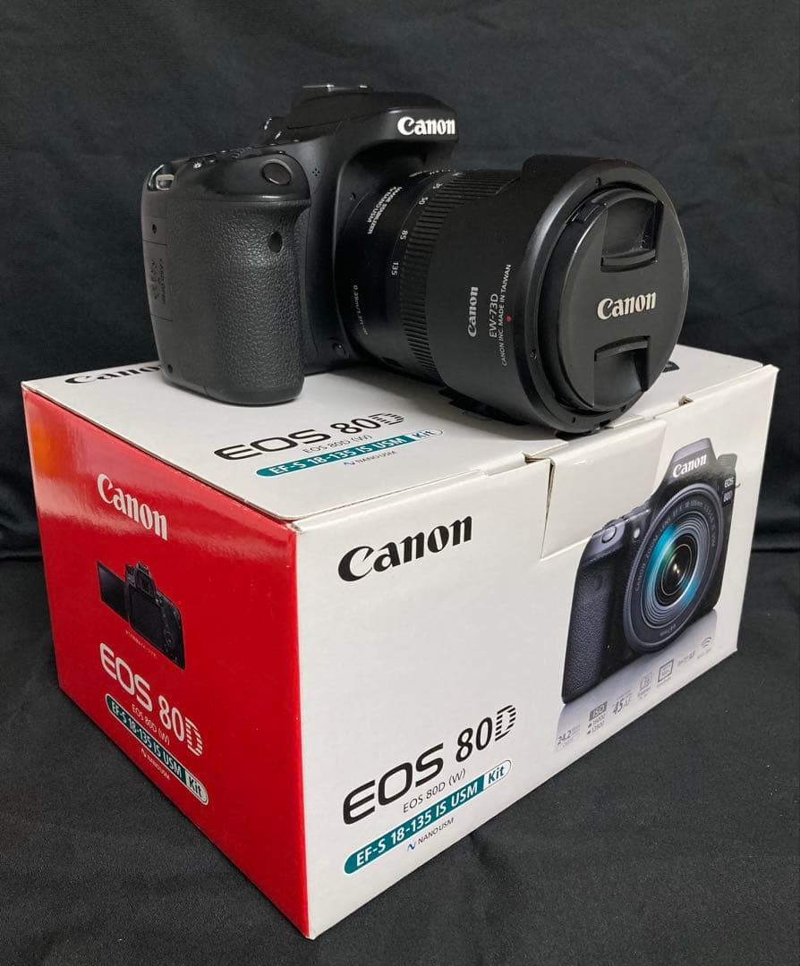 極美品Canon EOS 80D EF-S 18-135 IS USM一眼レフ