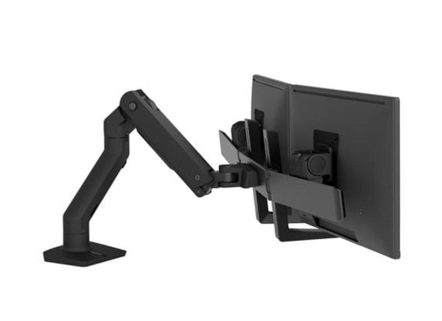 り*様 ERGOTRON エルゴトロン HX デュアル モニターアーム マットブ